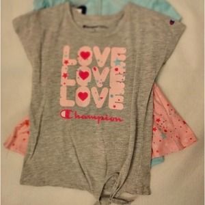 Champion athletic 3 piece set. Girls 5